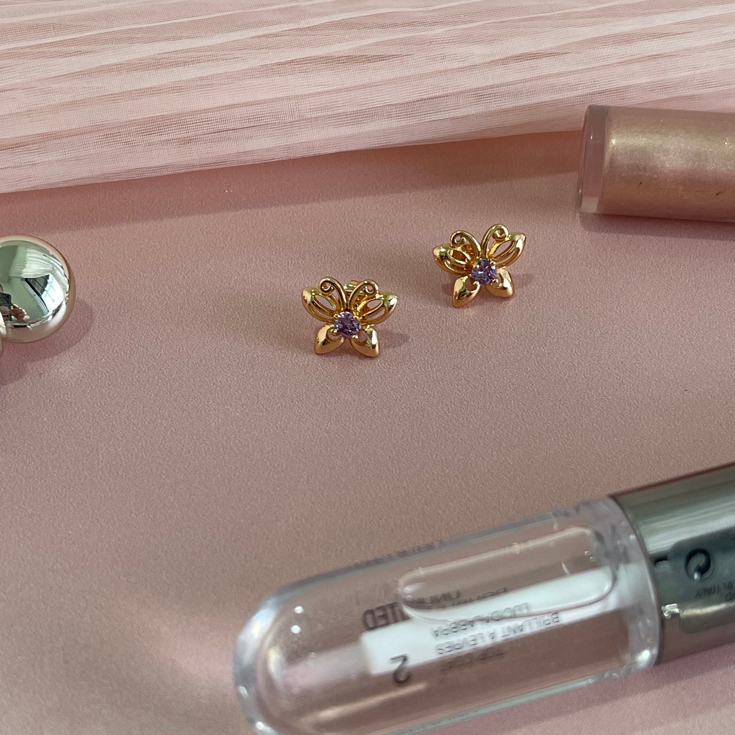 Pendientes de mariposa