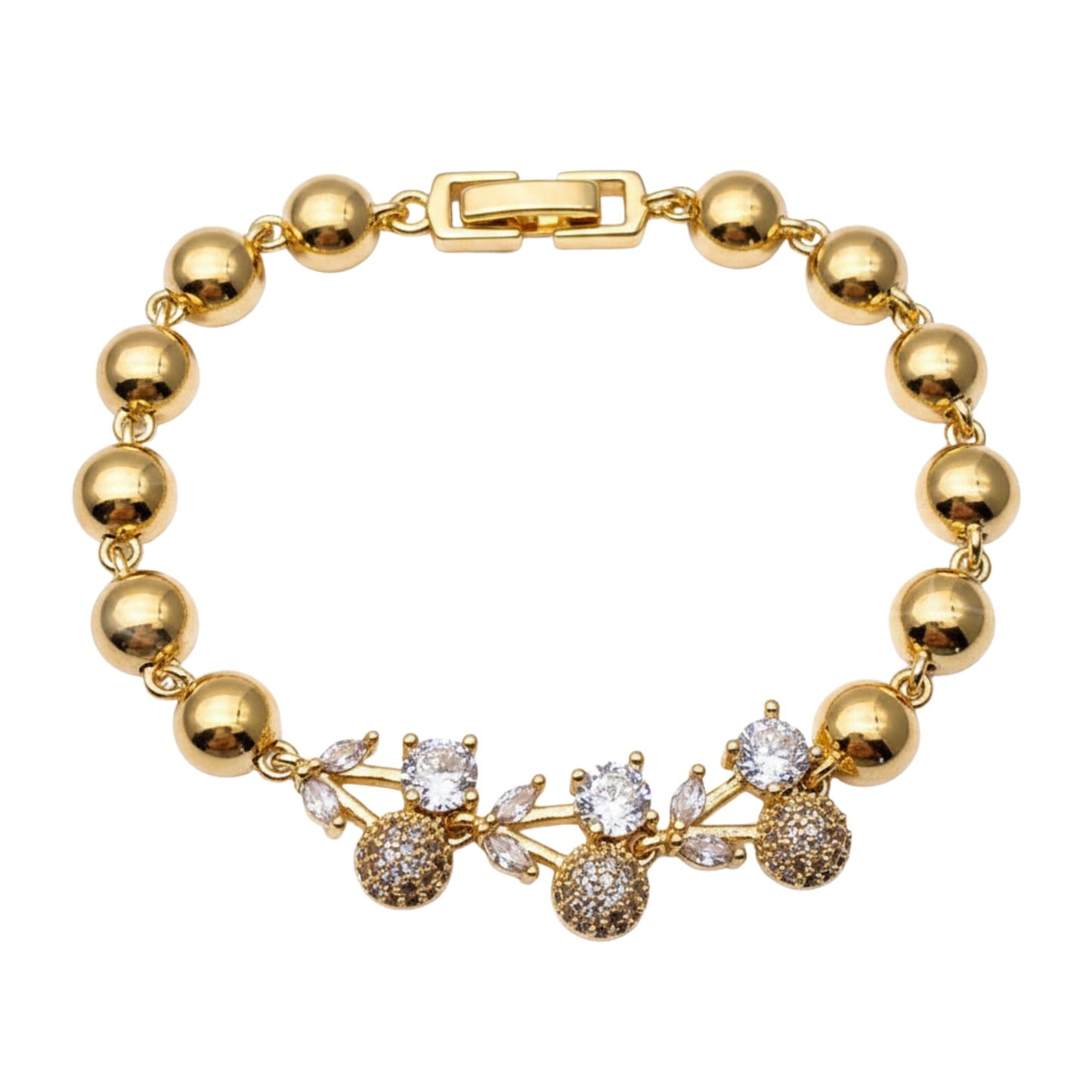 PULSERA CEREZA BLANCAS