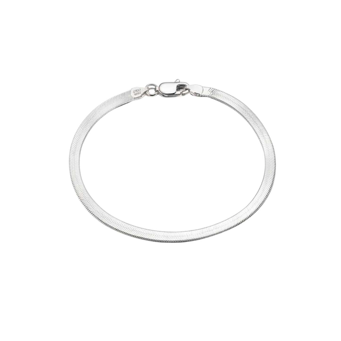PULSERA ITALIANA DE PLATA - ESPIGA