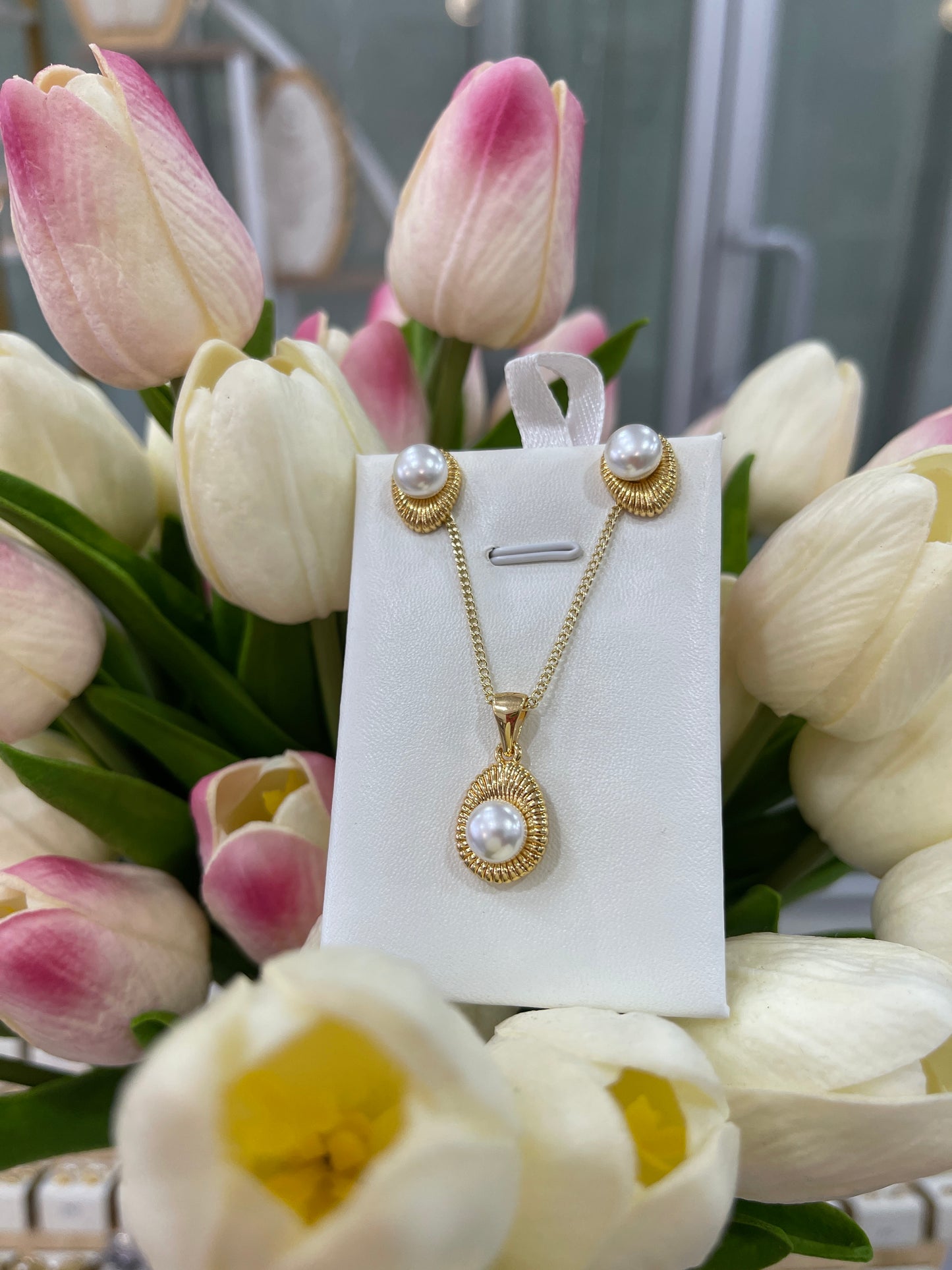 SET DE GOTA Y PERLAS