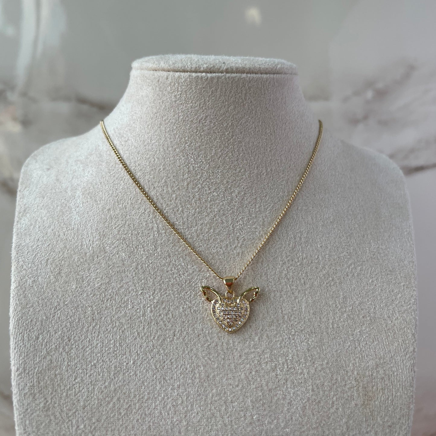 COLLAR CORAZÓN DE ANGEL