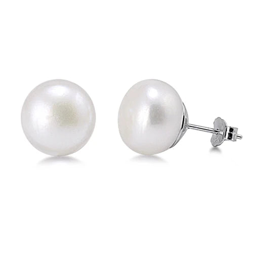 PENDIENTES DE PERLAS BLANCAS