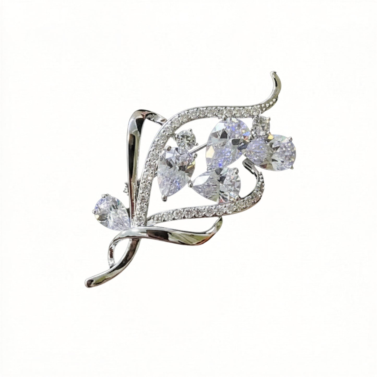 BROCHE PLATEADO