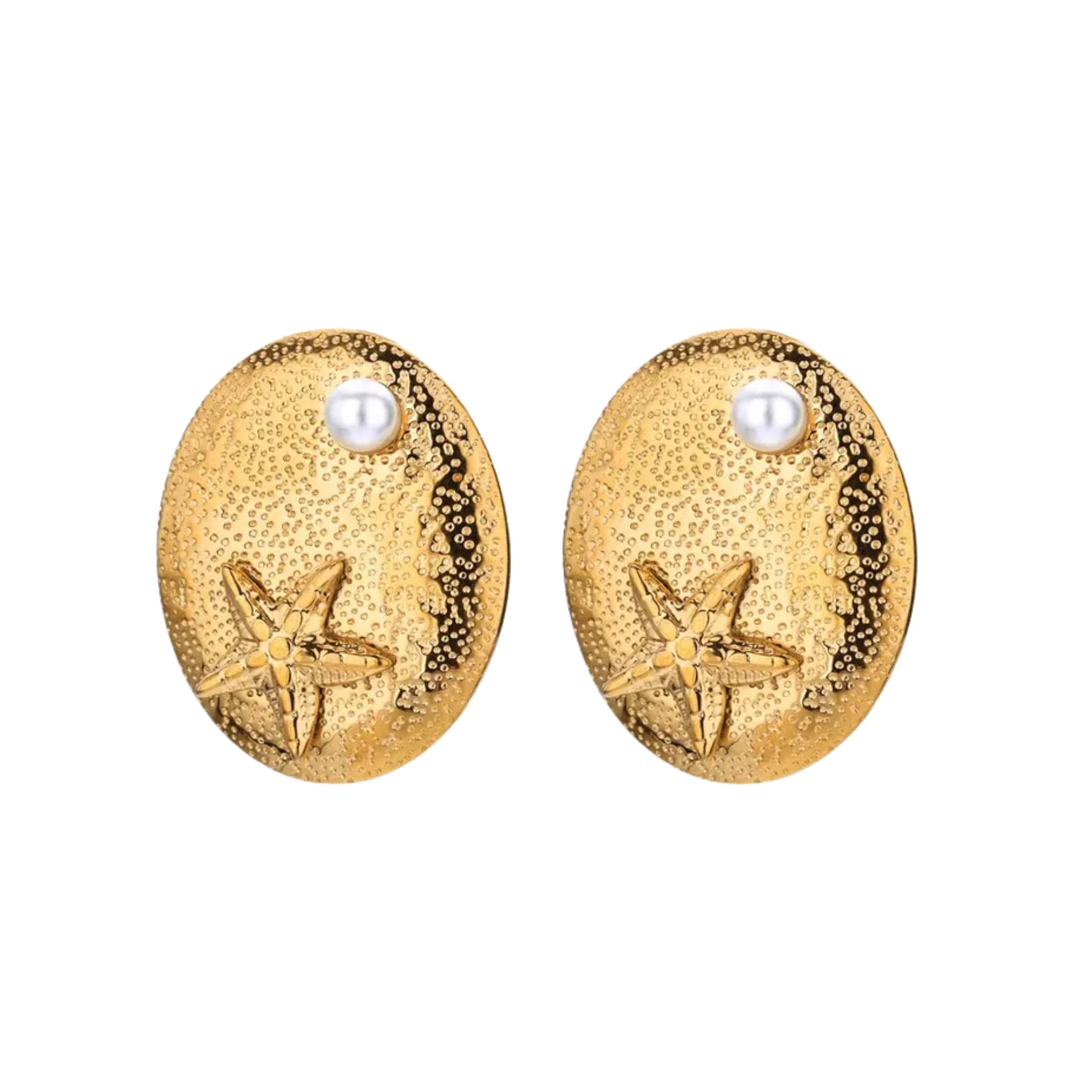 PENDIENTES PERLA Y ESTRELLA