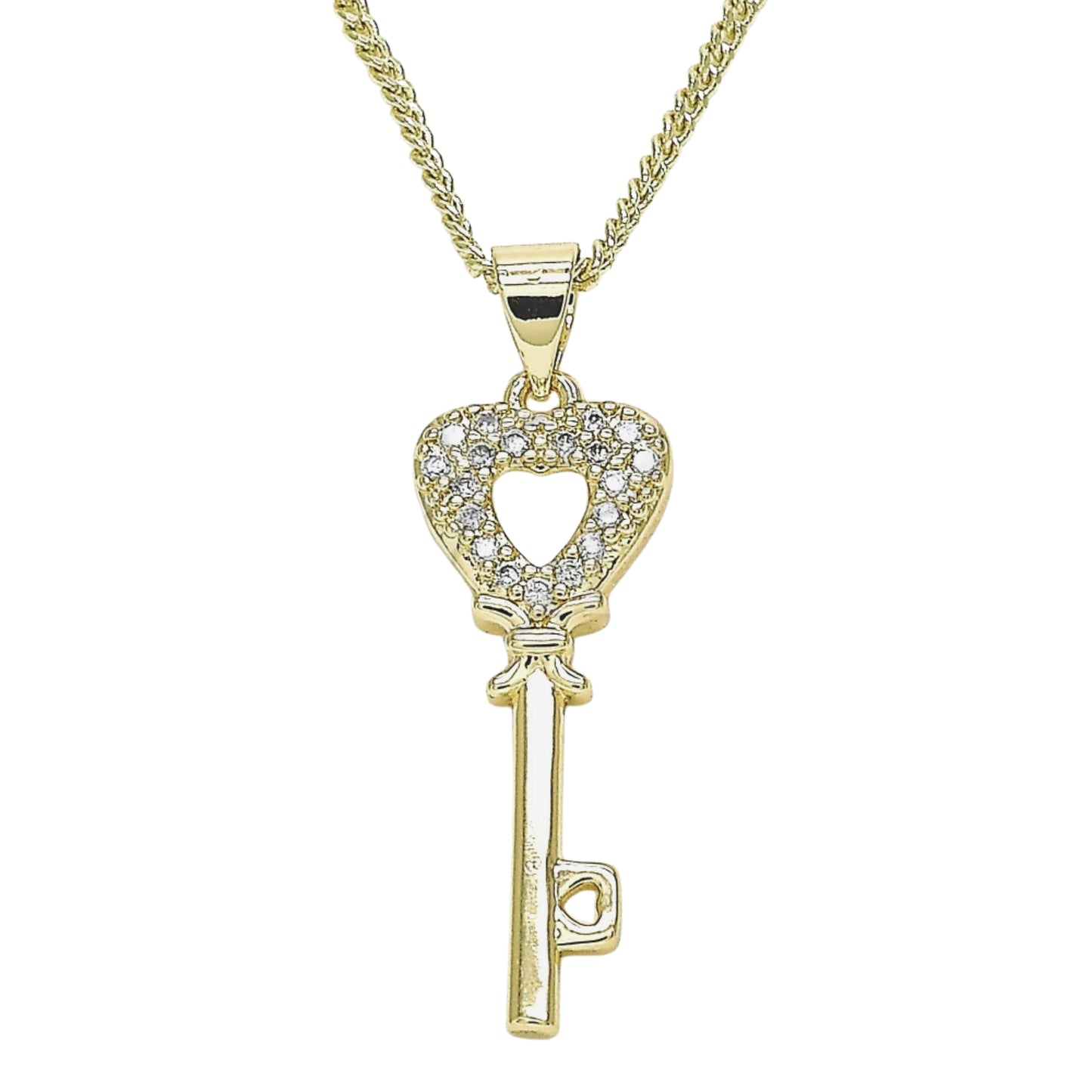 COLLAR LLAVE CORAZÓN