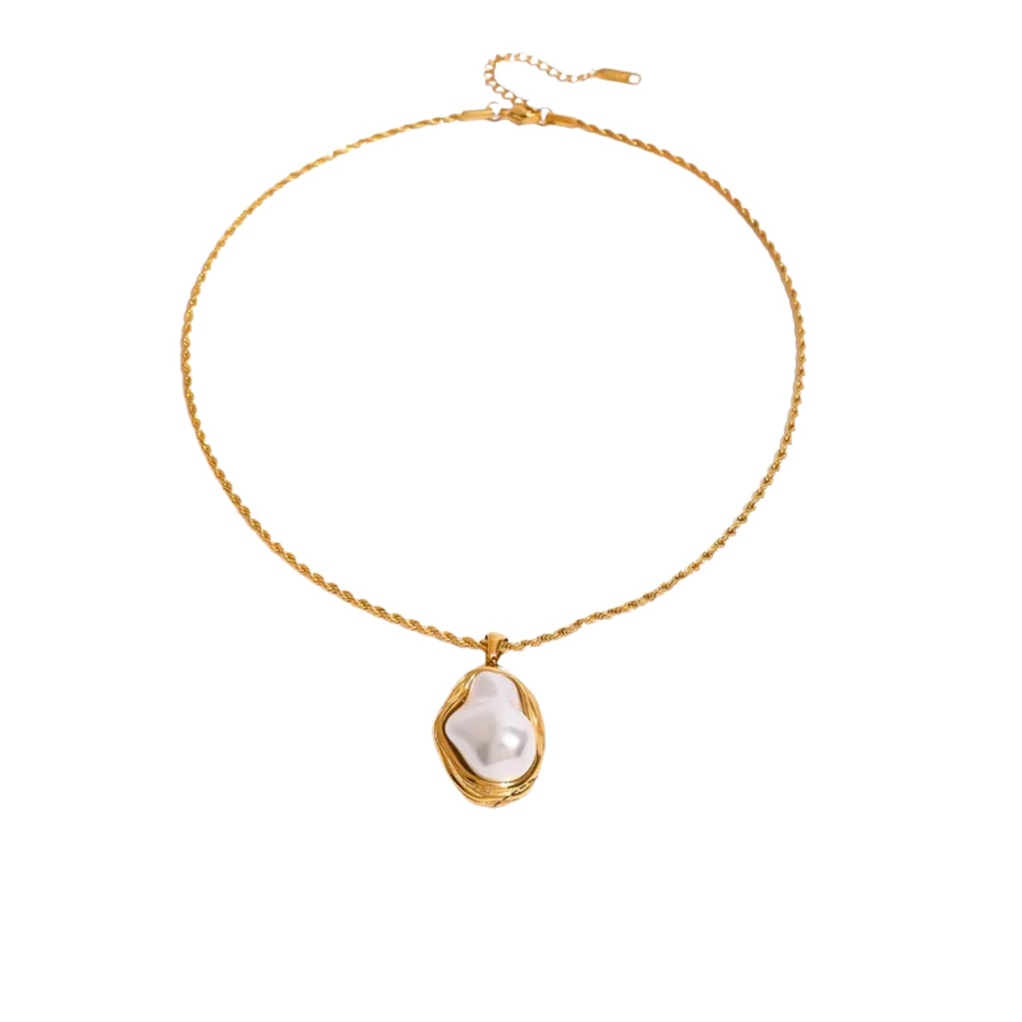 COLLAR PERLA BARROCA SINTETICA