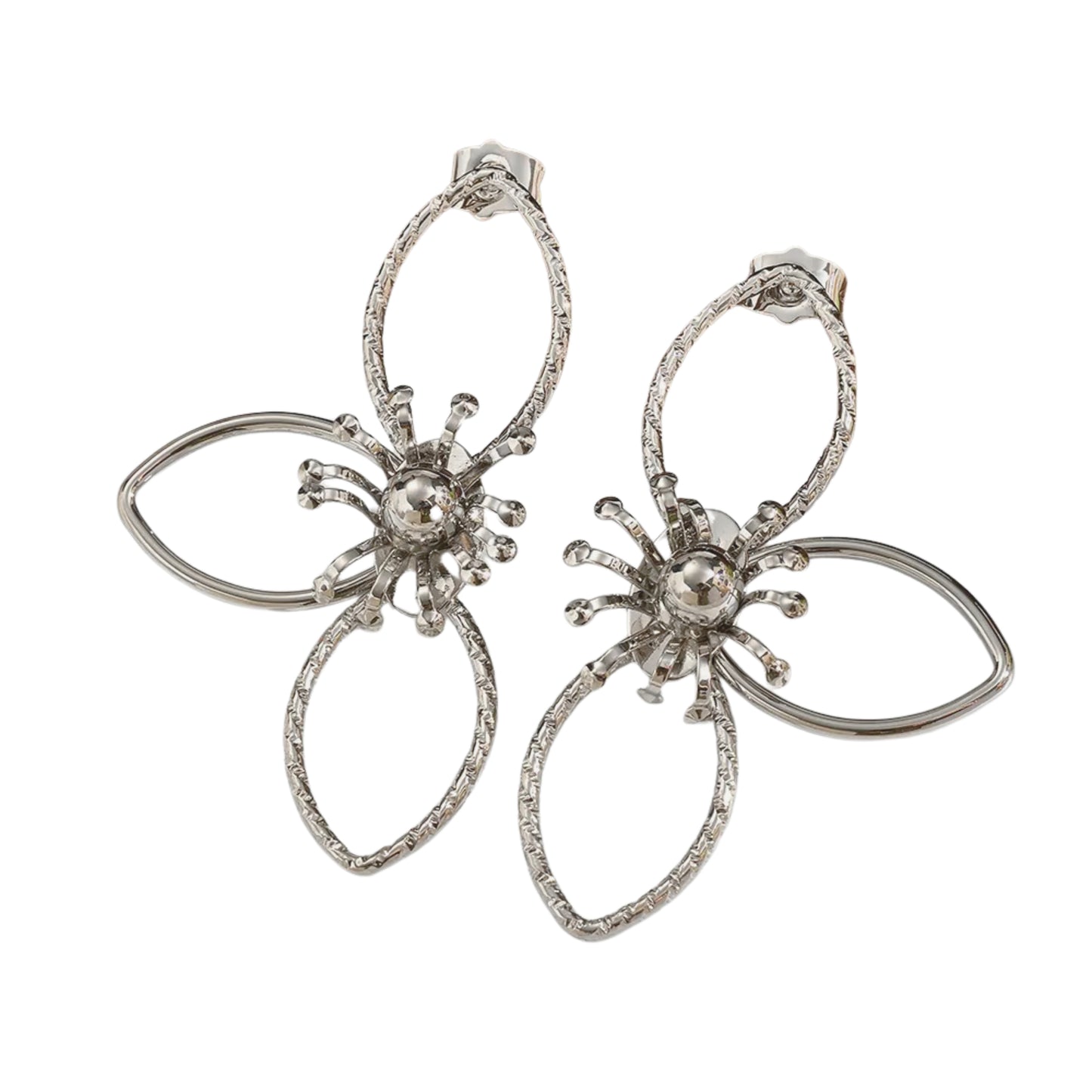PENDIENTES DE FLOR HUECA