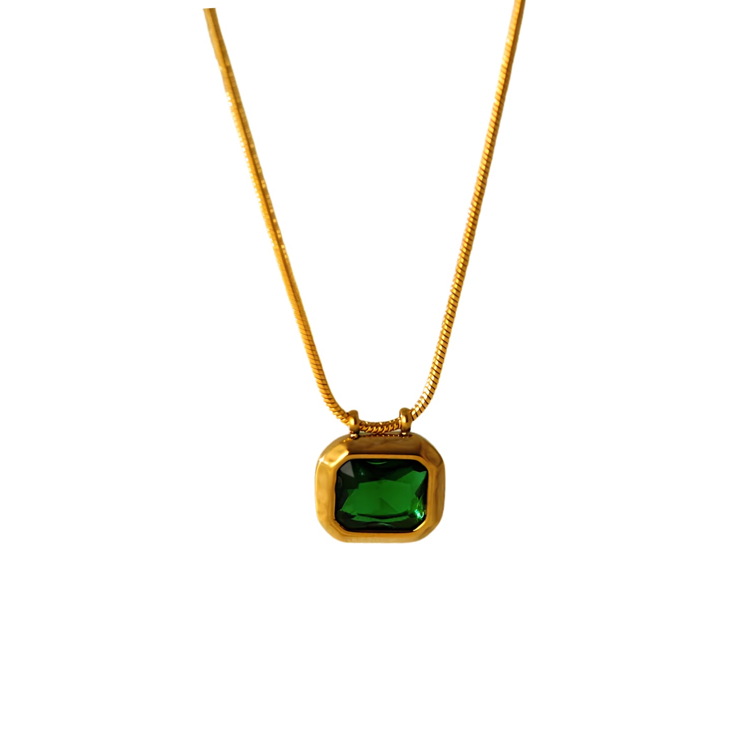CADENA DIJE VERDE