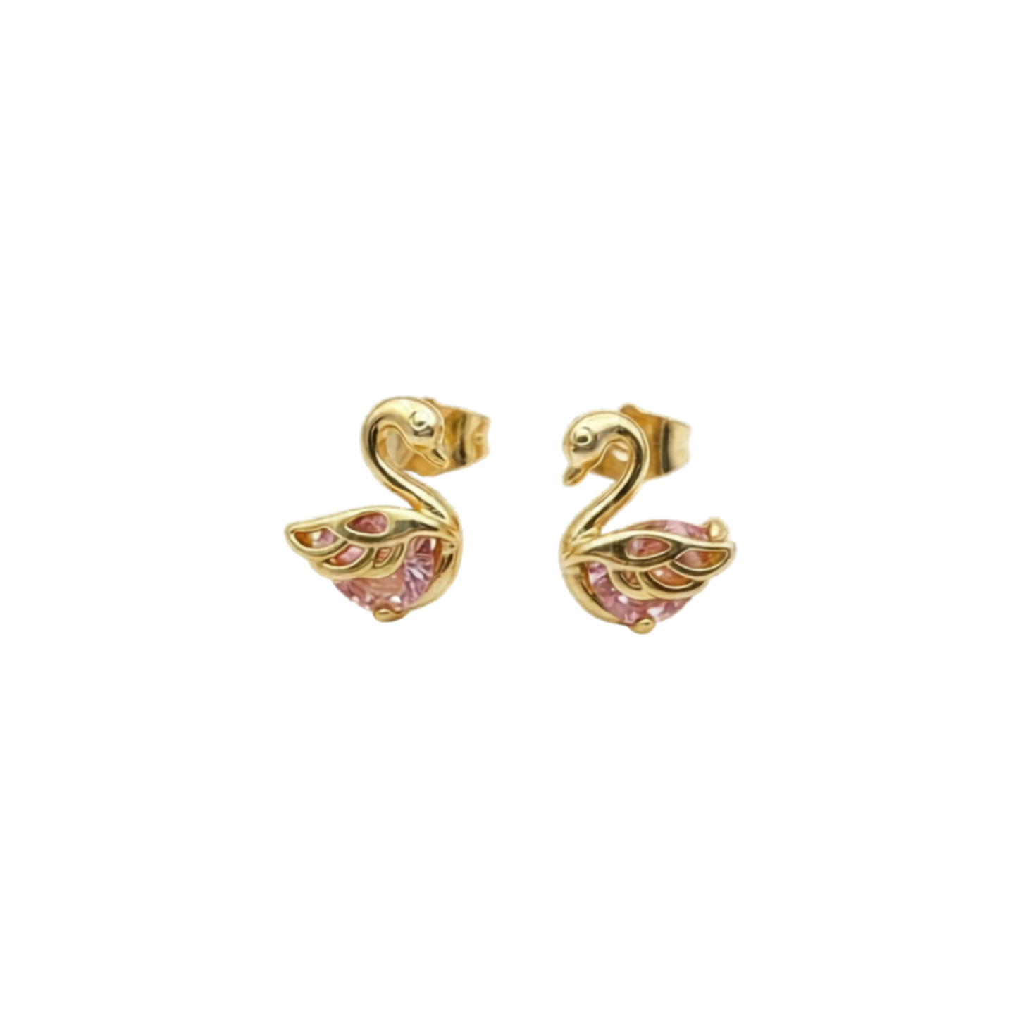 PENDIENTES PEQUEÑOS CISNE