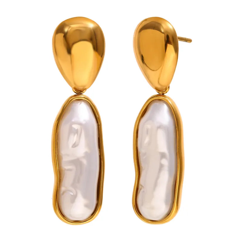 PENDIENTES LARGOS PERLA
